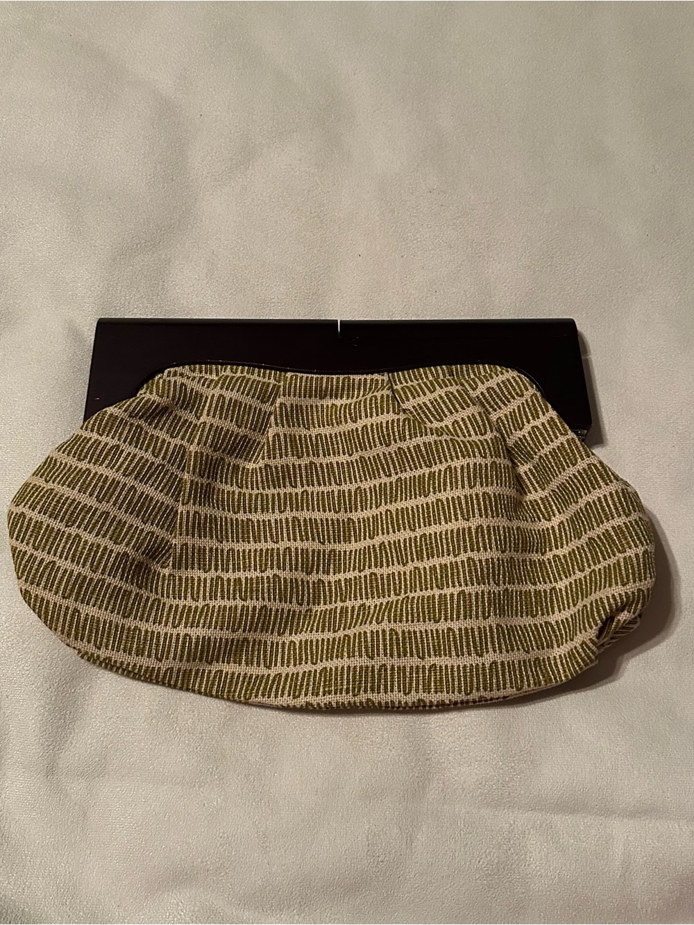 Olive Patterned Women's Clutch